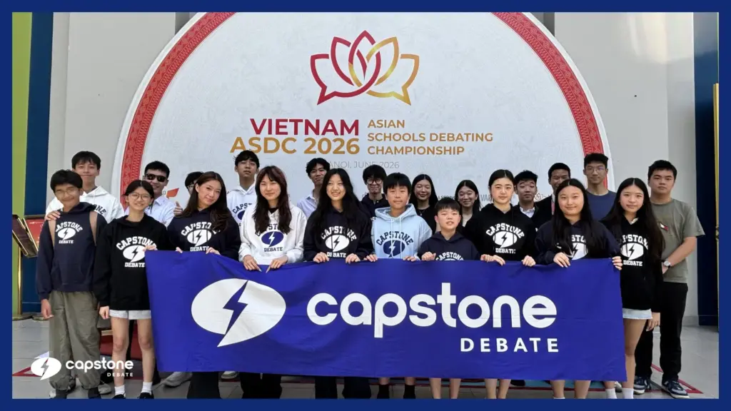 Capstone Debate students at Vietnam ASDC 2026 in Hanoi
